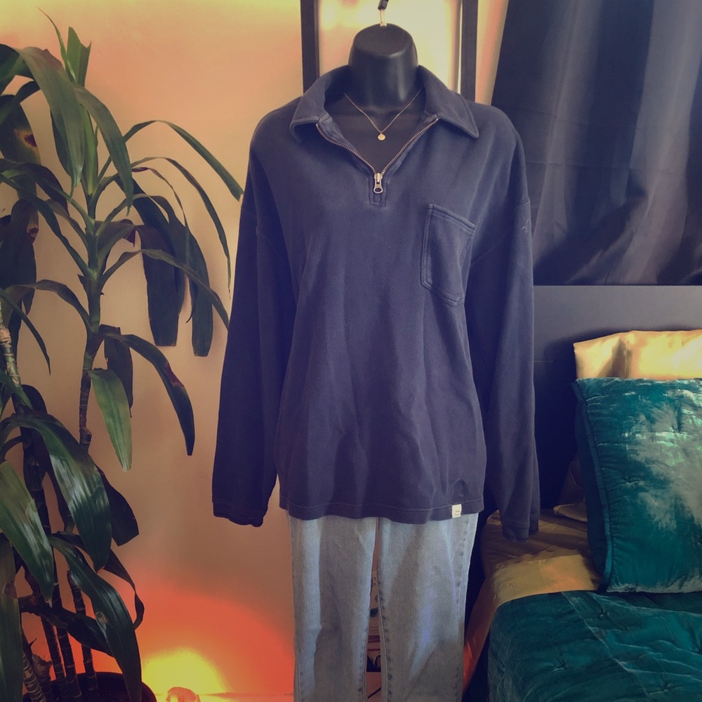 Mock-neck pullover